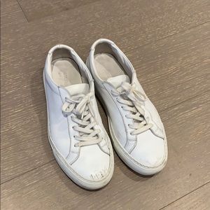Common projects white sneakers